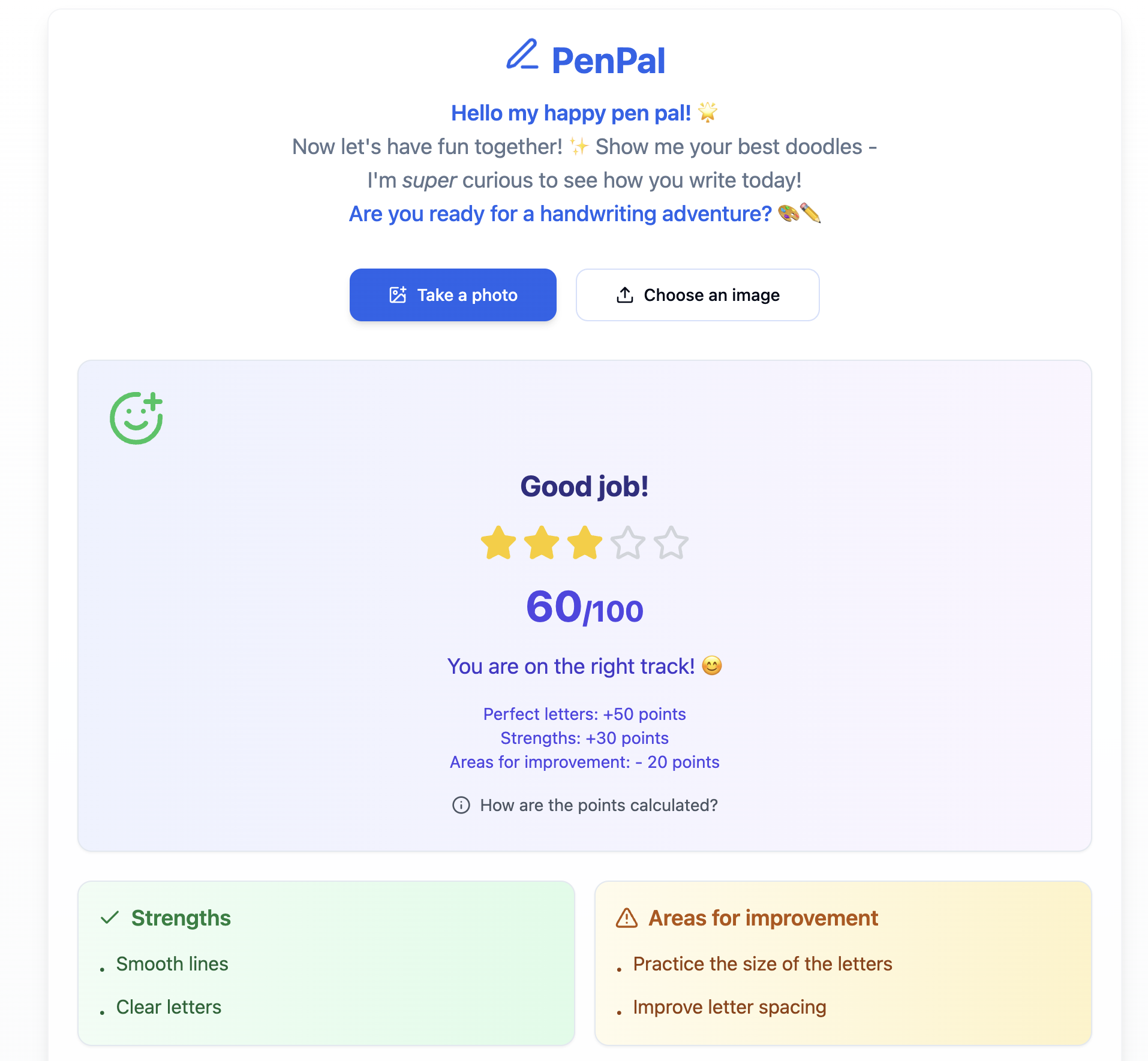 PenPal - Your AI Assisted Handwriting Coach | Magnus Froste